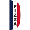 "PIZZA" 3' x 8' Stationary Message Flutter Flag